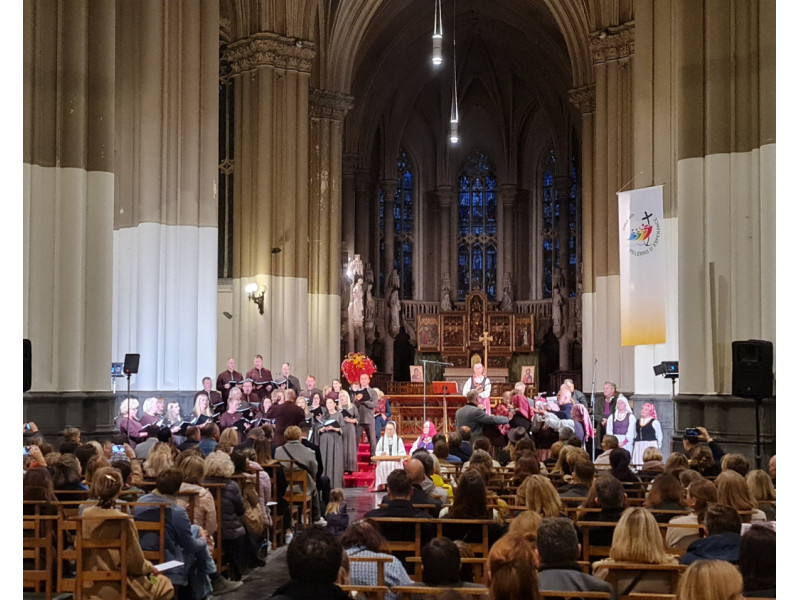 Palangos balsas – oratorija „Mončys“ – skambėjo Europos širdyje, Briuselyje