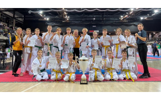 Dar vienas įspūdingas sporto klubo „Okinava” pasirodymas karate kyokushin Lietuvos moksleivių taurėje