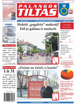 Palangos tilto laikraštis, Data: 2016-04-13, Numeris: 27 (1461) 