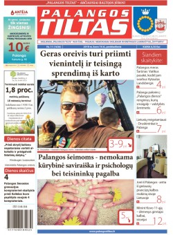 Palangos tilto laikraštis, Data: 2018-03-15, Numeris: 11(1636) 