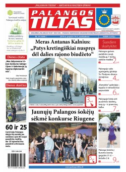 Palangos tilto laikraštis, Data: 2019-05-11, Numeris: 19 (1694) 