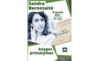 Sandros Bernotaitės knygos „Akys chimeros“ pristatymas bibliotekoje