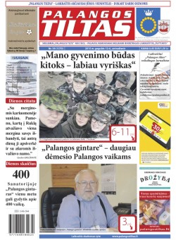 Palangos tilto laikraštis, Data: 2015-05-11, Numeris: 34(1370) 