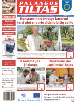 Palangos tilto laikraštis, Data: 2011-07-04, Numeris: 51 (995) 