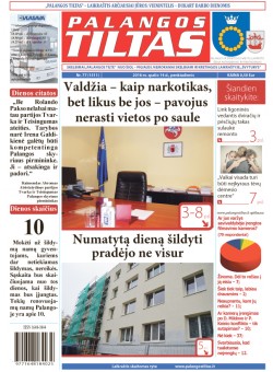 Palangos tilto laikraštis, Data: 2016-10-13, Numeris: 77(1511) 
