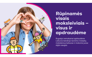 „Lietuvos draudimas“ rugsėjį vėl apdraus visus Palangos miesto moksleivius, vyks saugaus elgesio kelyje pamokos