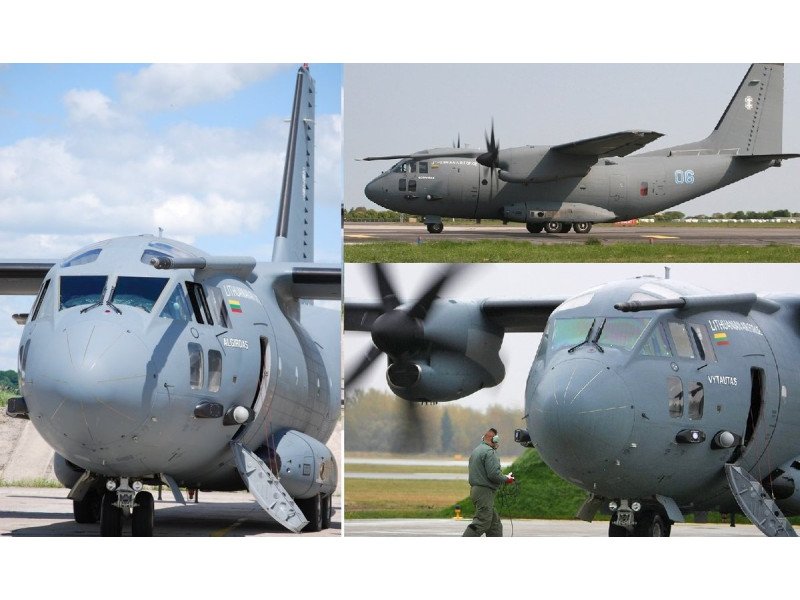 Lietuvos KOP C-27 Spartan orlaiviai. FOTO: DELFI