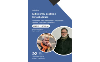 Pokalbis „Laiko ženklų poetika ir kintantis laikas“