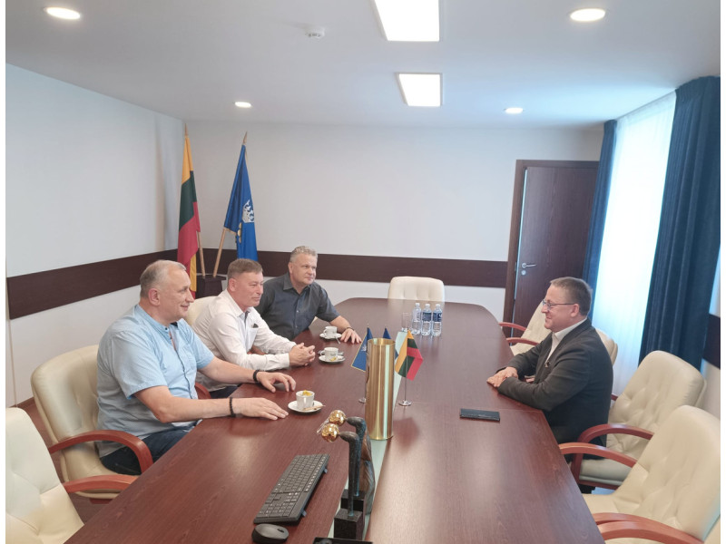 Tarybos nariai Arvydas Martinkėnas, Eimutis Židanavičius ir Kultūros skyriaus vedėjas Robertas Trautmanas lankėsi Sakartvele