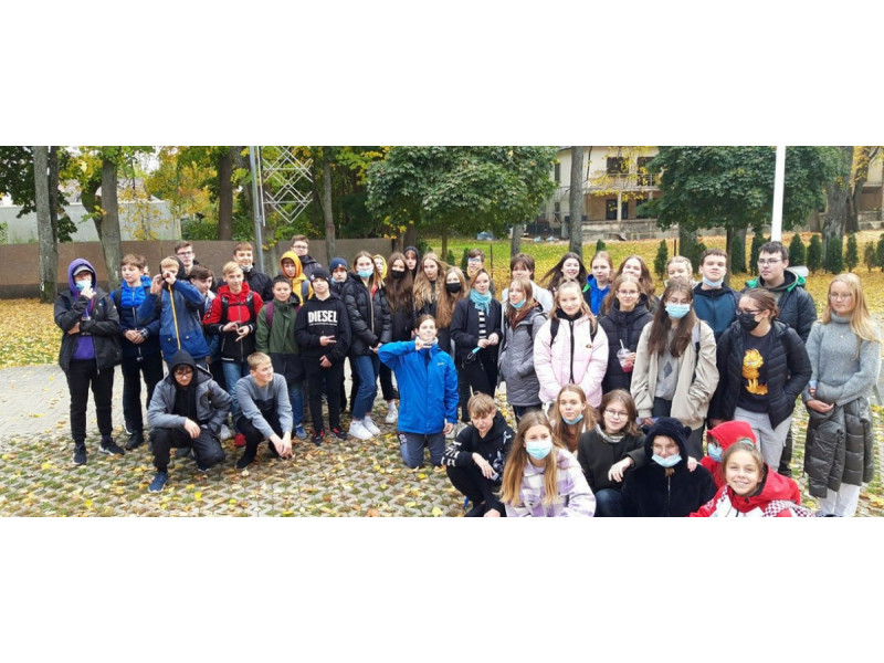 „Baltijos“ pagrindinės mokyklos aštuntų klasių mokiniai dalyvavo orientacinėse varžybose „Ar pažįsti Palangą?