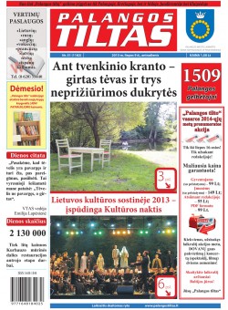 Palangos tilto laikraštis, Data: 2013-07-08, Numeris: 51 (1192) 