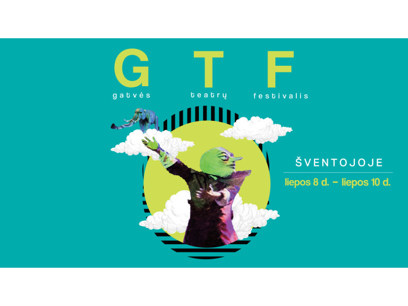 Gatvės teatras su milžinišku batutu ir skraidančiais drambliais