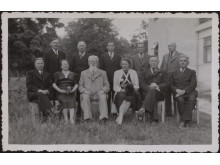 Palangos miesto ir valsčiaus valdybos nariai bei Kretingos apskrities viršininkas išlydi J. Šliūpą į Ameriką 1939 metais. VU ŠAIC Aušrininko dr. Jono Šliūpo archyvo nuotr.
