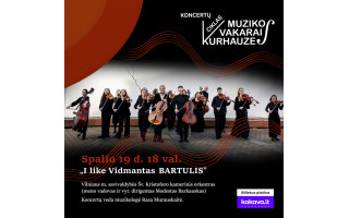 Nepakartojamas muzikos vakaras kurhauze: modernios klasikos skambesys Vidmanto Bartulio atminimui