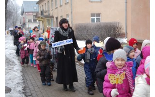 Mažieji palangiškiai skatino palaikyti tvarką mieste