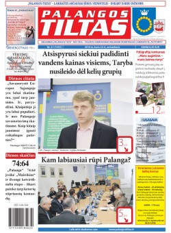 Palangos tilto laikraštis, Data: 2016-03-21, Numeris: 21(1455) 