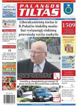 Palangos tilto laikraštis, Data: 2012-09-06, Numeris: 68 (1111) 