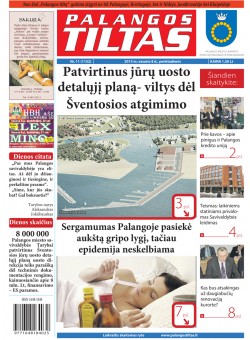Palangos tilto laikraštis, Data: 2013-02-07, Numeris: 11 (1152) 