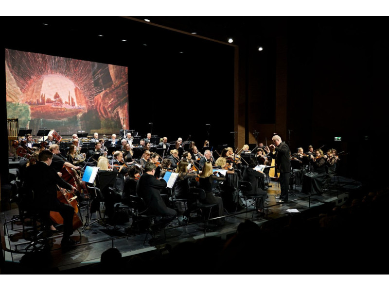 Koncertas „Sudėsiu savo simfoniją iš miško ošimo“. Dainiaus Kažukausko nuotrauka