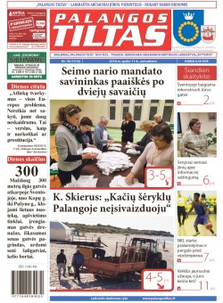 Palangos tilto laikraštis, Data: 2016-10-10, Numeris: 76(1510) 