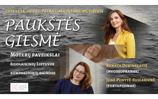 Palangos gintaro muziejuje nuskambės paskutinė šiais metais „Paukštės giesmė“