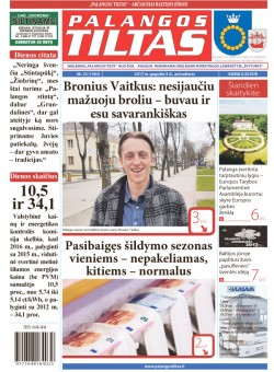 Palangos tilto laikraštis, Data: 2017-05-08, Numeris: 32(1563) 