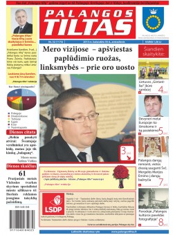 Palangos tilto laikraštis, Data: 2013-04-29, Numeris: 32 (1173) 