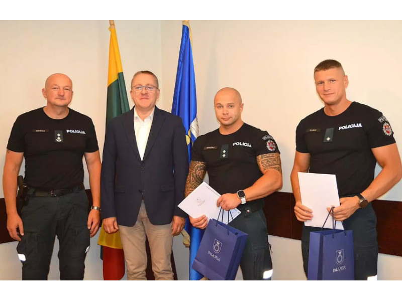 © Palangos policijos komisariato nuotr.
