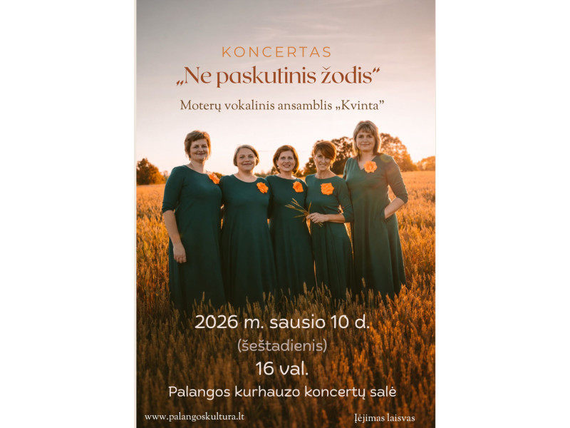 Koncertas „Ne paskutinis žodis“