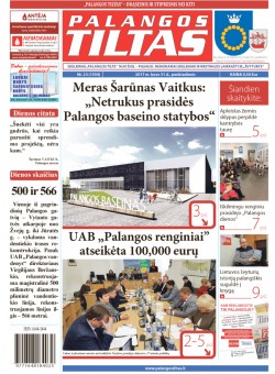 Palangos tilto laikraštis, Data: 2017-03-30, Numeris: 23(1554) 