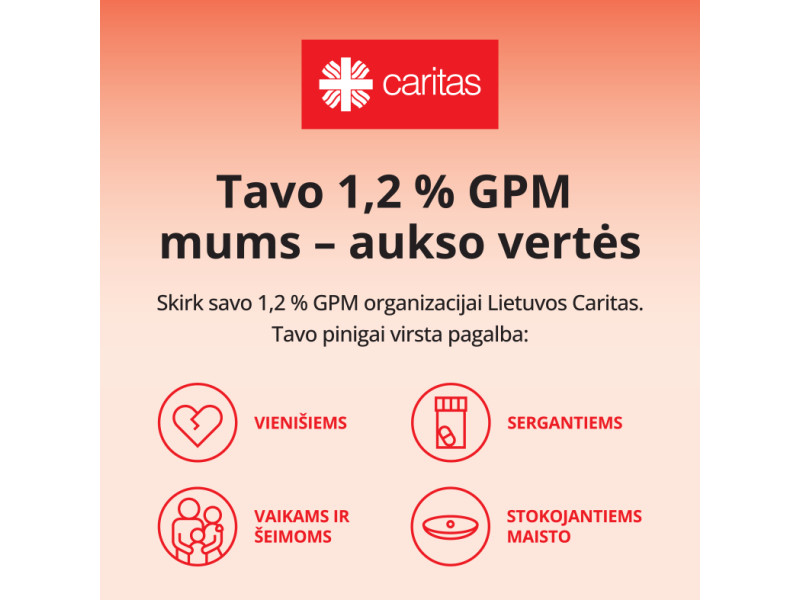 Pagelbėkit Lietuvos Caritas