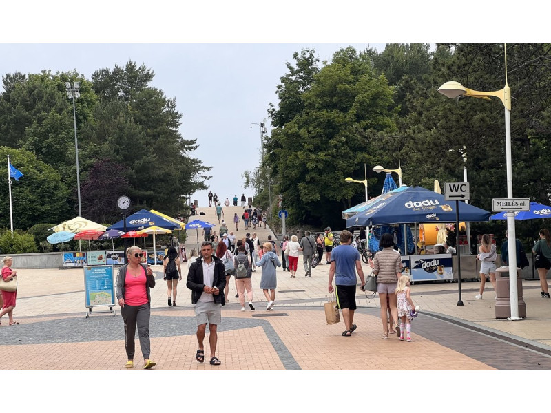 Palanga penktadienį prieš Jonines. FOTO: BRIGITA RAGICKAITĖ
