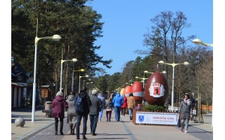 Palanga kviečia Šv. Velykas švęsti pajūryje: pasitiks Margučių alėja bei įspūdingas margučių ridenimo takas