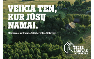 Renkatės interneto tiekėją? „Tele2“ klientams siūlo plačiausią tinklą ir specialius kainų pasiūlymus