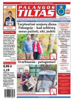 Palangos tilto laikraštis, Data: 2019-09-30, Numeris: 39 (1714) 