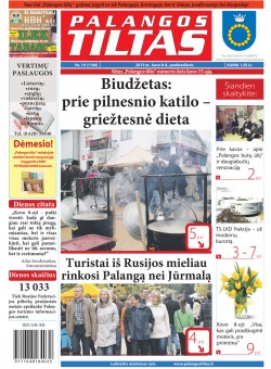 Palangos tilto laikraštis, Data: 2013-03-07, Numeris: 19 (1160) 