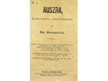 Auszra (Aušra) 1 numeris, 1883 m.