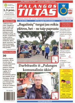 Palangos tilto laikraštis, Data: 2017-09-18, Numeris: 67(1598) 