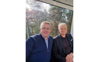 Prezidentas Gitanas Nausėda lankėsi Palangoje