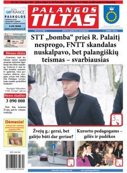 Palangos tilto laikraštis, Data: 2012-10-08, Numeris: 77 (1120) 