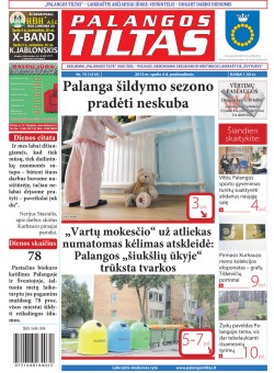 Palangos tilto laikraštis, Data: 2013-10-03, Numeris: 75 (1216) 