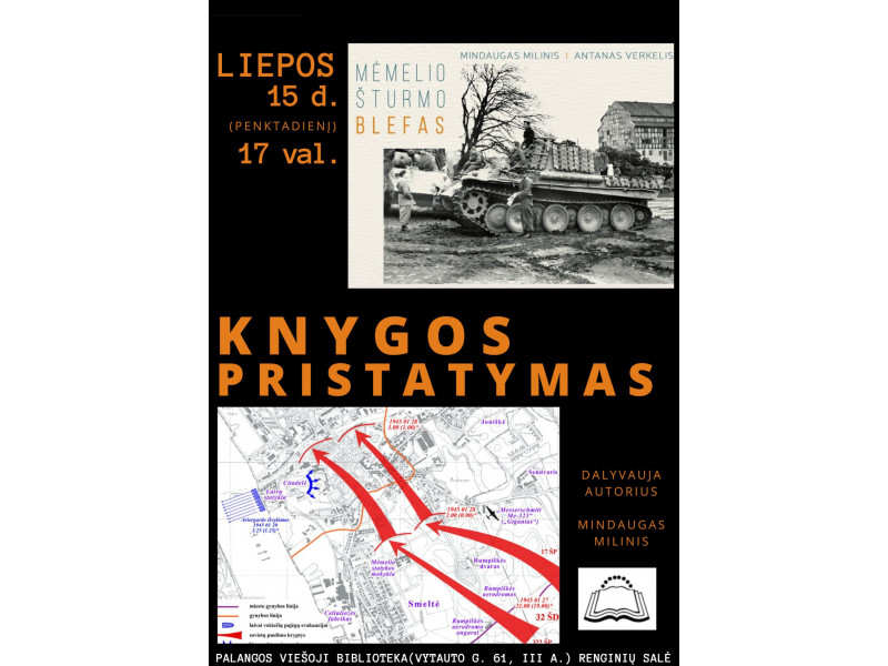 Knygos „Mėmelio šturmo blefas“ pristatymas