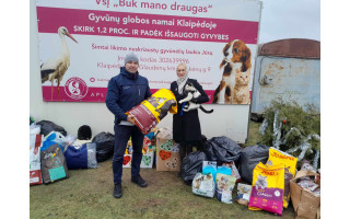 Gerumo akcija Savivaldybėje – parama gyvūnų globos namams