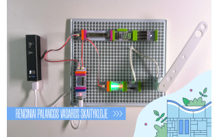 Kūrybinės dirbtuvės „LittleBits Pasaulio Gelbėtojai“ vaikams ir tėveliams 