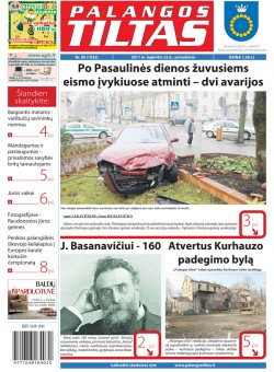 Palangos tilto laikraštis, Data: 2011-11-21, Numeris: 89(1033) 