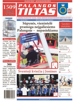 Palangos tilto laikraštis, Data: 2017-06-22, Numeris: 44(1475) 