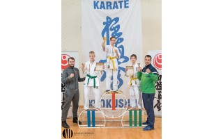 Palangiškių medaliai Lietuvos karatė kiokušin kata čempionate