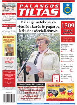 Palangos tilto laikraštis, Data: 2012-07-23, Numeris: 55 (1098) 