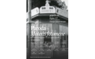 Kviečiame į parodą „Moteris fotomene“
