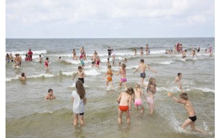 Vaikų svajonė pamatyti jūrą išpildyta būrio palangiškių dėka